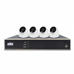 ATIS PIR kit 4int 5MP Комплект видеонаблюдения